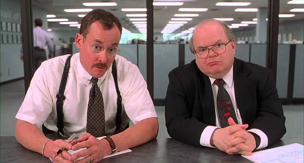Scene from the movie office space where the Bobs ask 'what is it you (in this context, HTML) do here?'